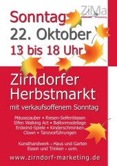 Angebote und Aktionen der Zirndorfer Einzelhändler am 10. Herbstmarkt