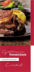 Titelblatt Gastronomieverzeichnis